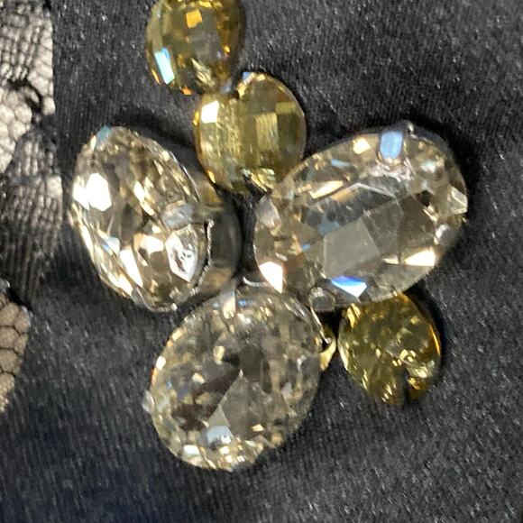 ABS Kids by Allen Schwartz Little Girls Black Tulle Formal Sequin Dress Size 14 - Picture 8 of 16